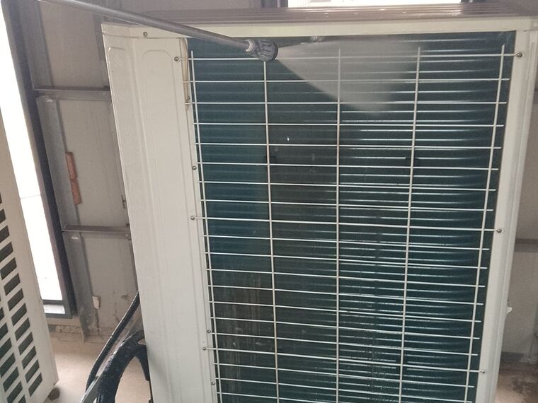 VRF condenser installation