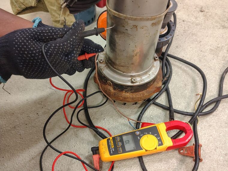 Pump electrical testing
